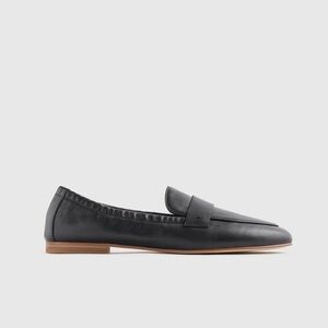Quince Elegant Black Leather Loafers - Italian leather soft loafer